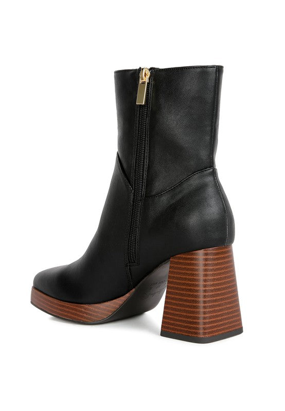 Saracuse High Ankle Platform Boots Shoes RYSE Clothing Co.   