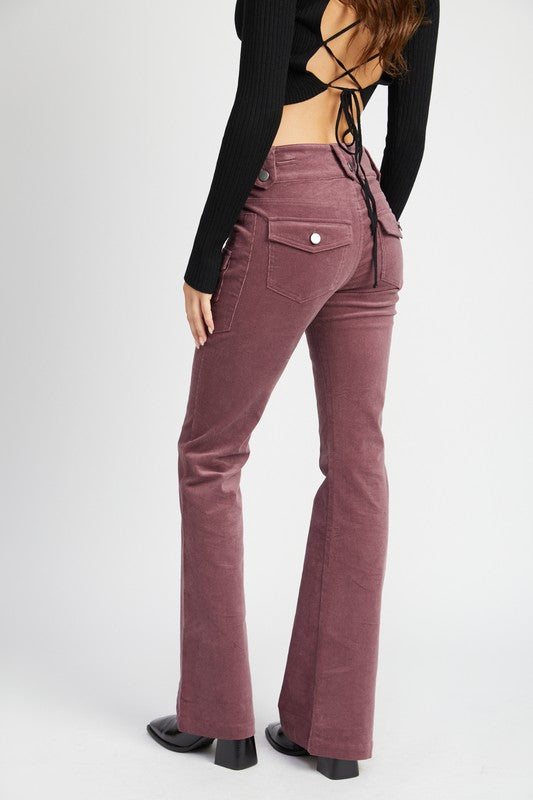 Emory Park Low Rise Bell Bottom Pants Pants RYSE Clothing Co.   