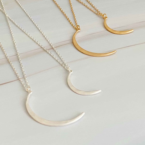 Crescent Duo Necklace - Set Of 2 jewelry RYSE Clothing Co.   