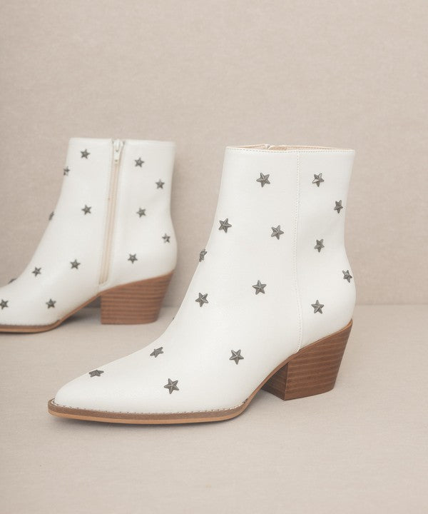 OASIS SOCIETY  Star Studded Western Booties Shoes RYSE Clothing Co.   
