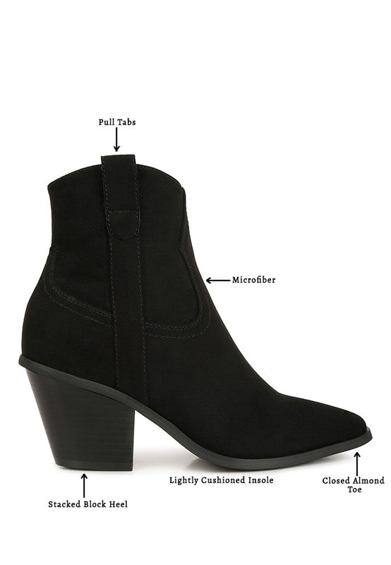 Vera Ankle Cowboy Boots Shoes RYSE Clothing Co.   