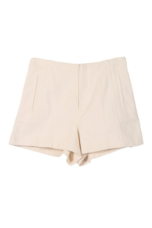 Lilou A-Line Lightweight Denim Shorts Shorts RYSE Clothing Co.   