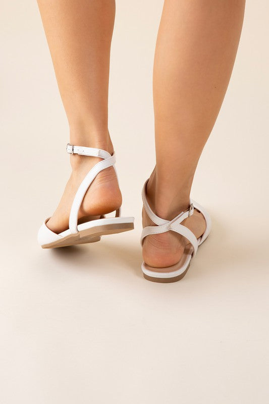 Betsy Ankle Strap Flats Shoes RYSE Clothing Co.   