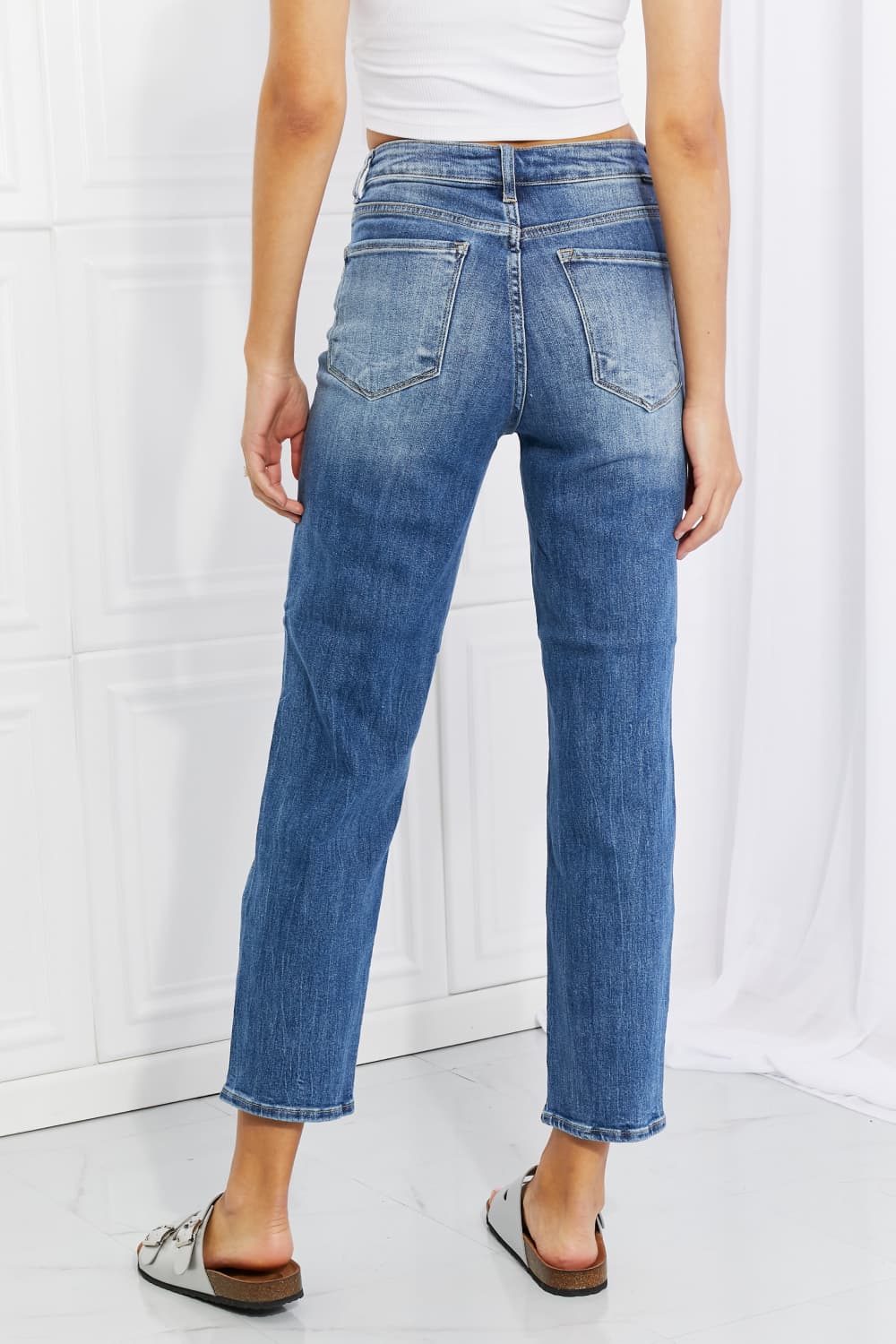 RISEN Emelia High Rise Relaxed Jeans Pants RYSE Clothing Co.   