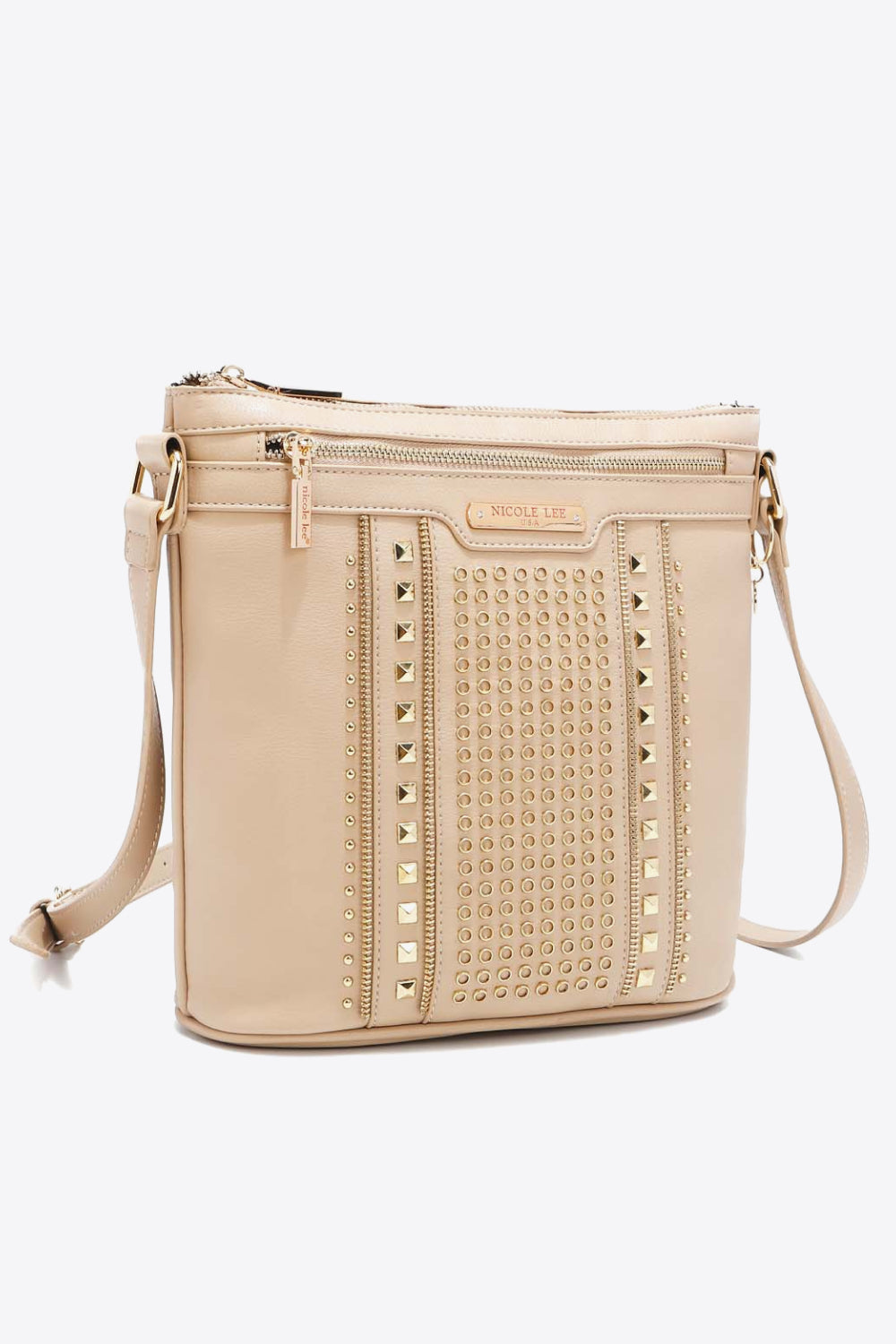 Nicole Lee USA Love Handbag Bags & Luggage - Women's Bags - Top-Handle Bags RYSE Clothing Co. Beige One Size 