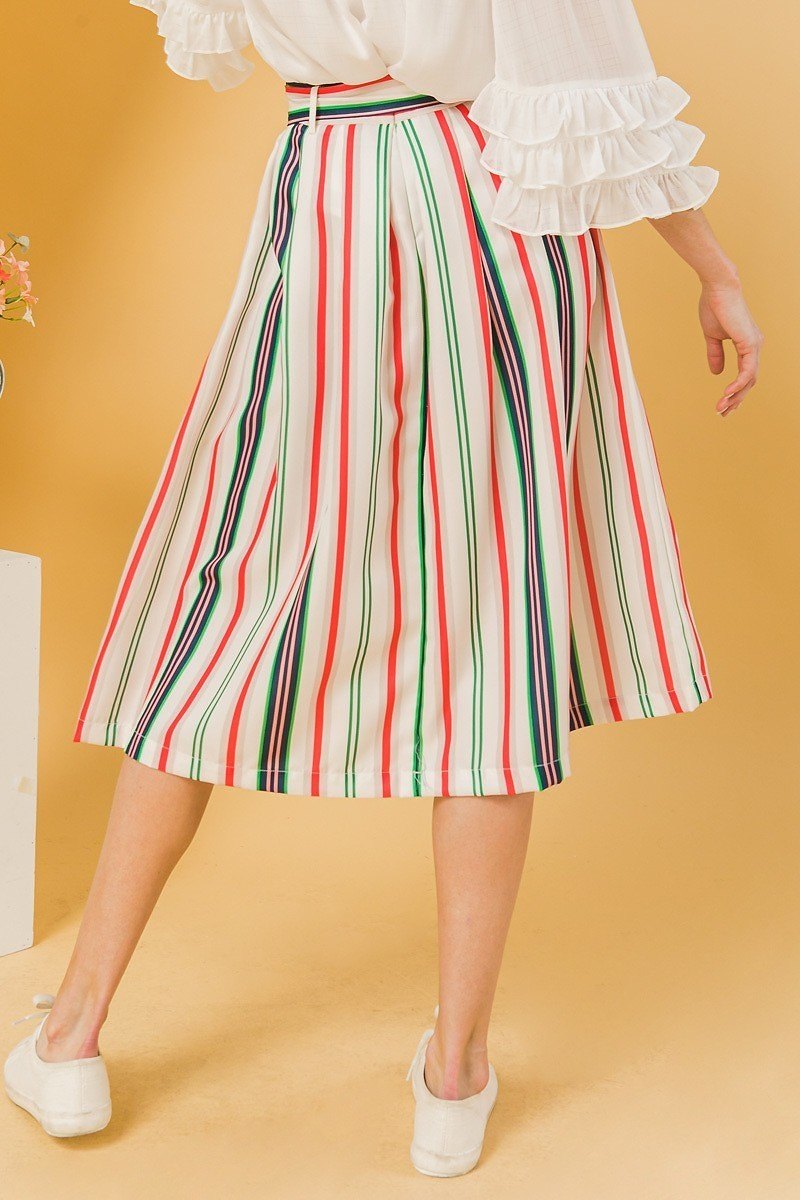 Flying Tomato Catch Me If You Can A-line Midi Skirt  RYSE Clothing Co.   