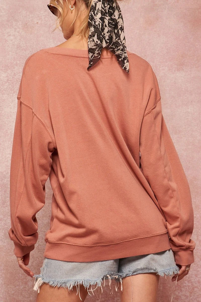 Promesa Vintage-style Wild Side Graphic Sweatshirt Shirts & Tops RYSE Clothing Co.   