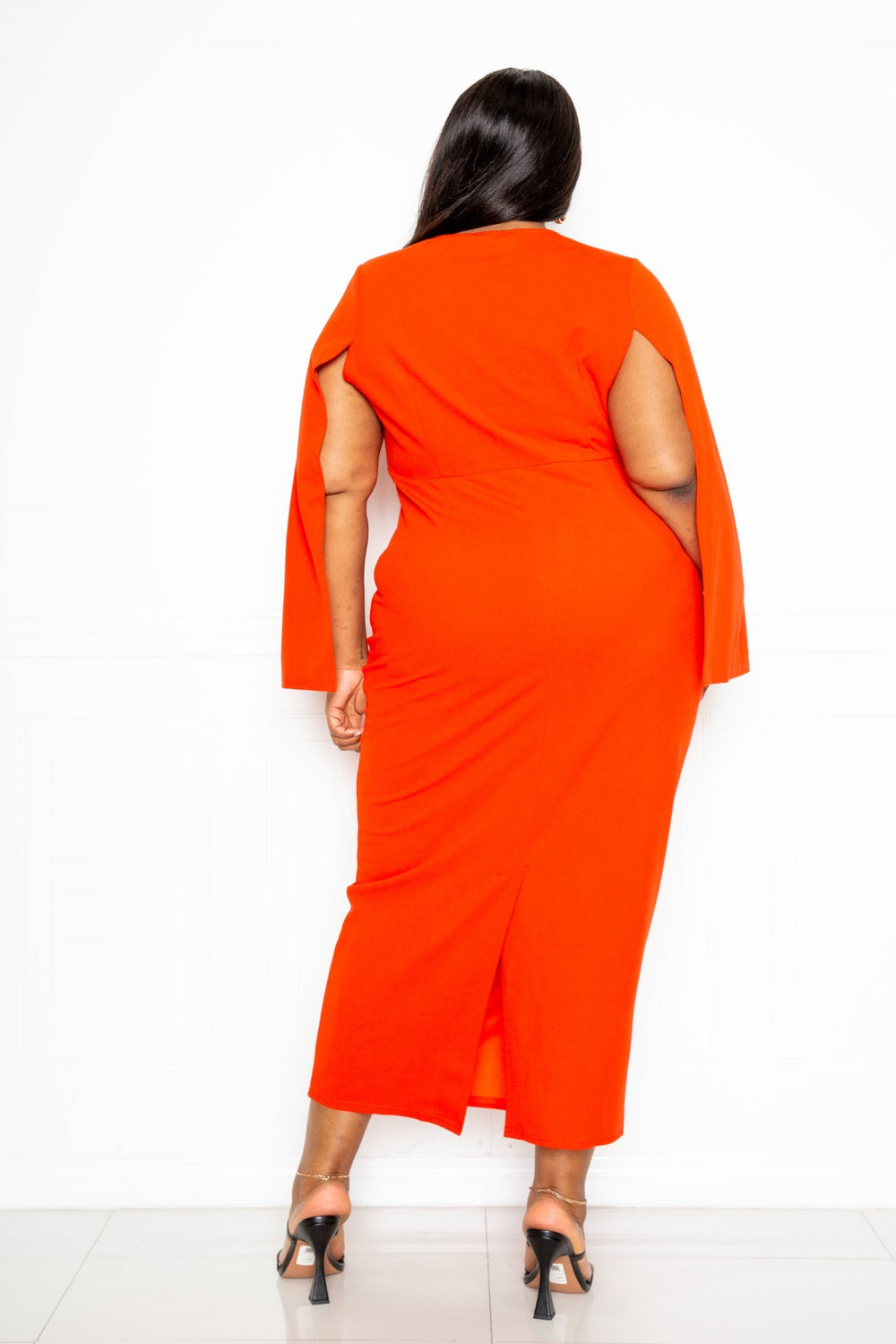 Buxom Couture Cape Sleeve Maxi Dress Dresses RYSE Clothing Co.   
