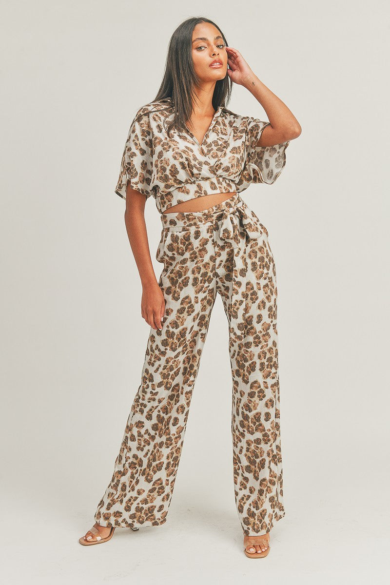 Win Win Apparel Wild Child Crop Top & Wide Leg Pants Set  RYSE Clothing Co.   
