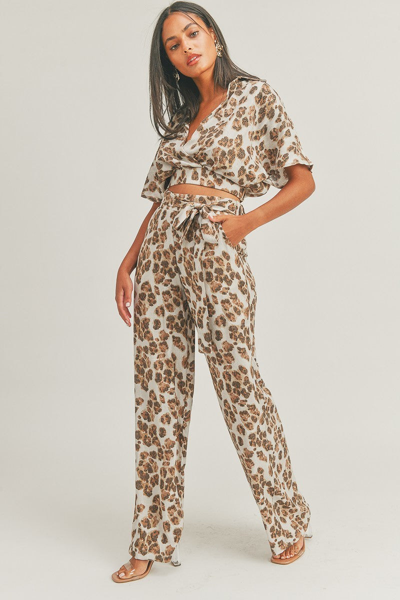 Win Win Apparel Wild Child Crop Top & Wide Leg Pants Set  RYSE Clothing Co.   