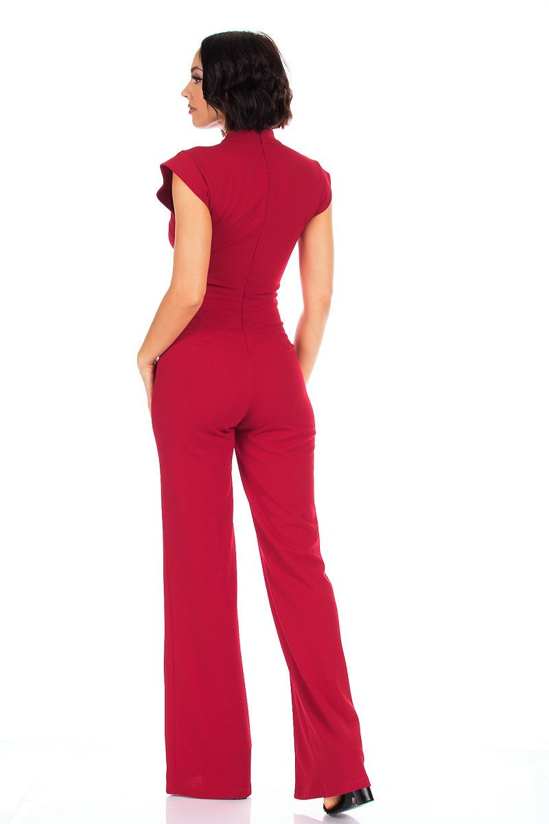 Valentine Change My Mind Chain Detail Jumpsuit Jumpsuits & Rompers RYSE Clothing Co.   