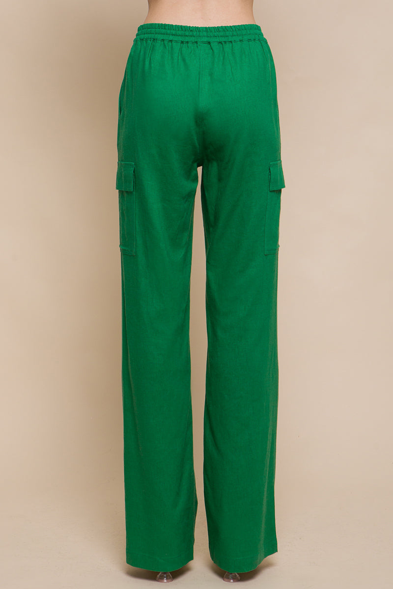 Love Tree Linen Cargo Pants Pants RYSE Clothing Co.   