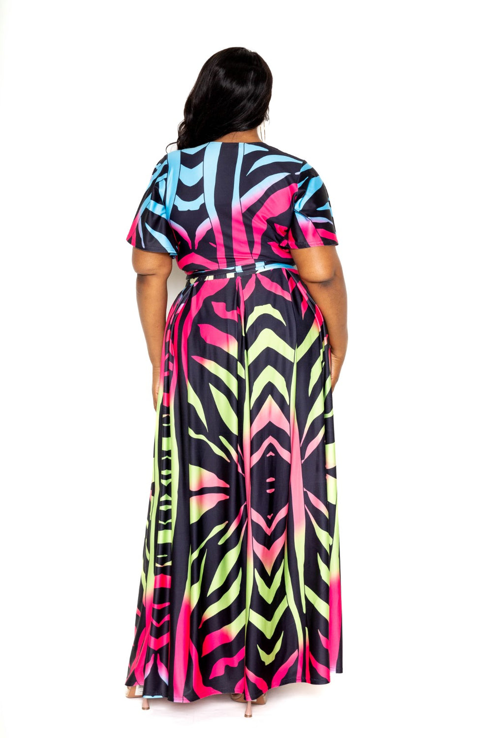 Buxom Couture Ombre Tribal Maxi Skirt & Top Set Outfit Sets RYSE Clothing Co.   