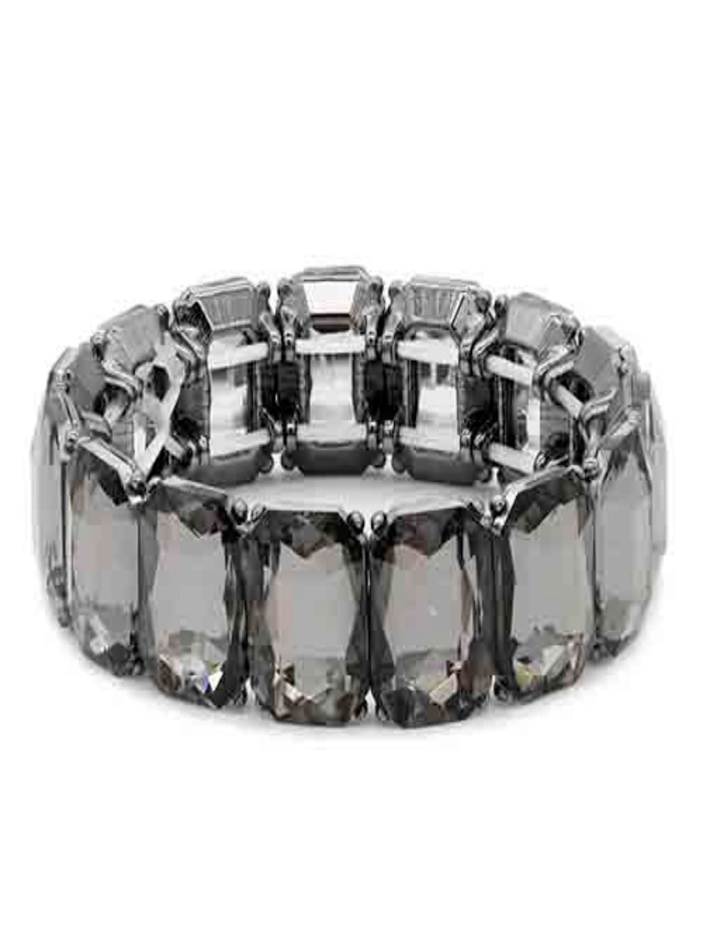 Crystal Stretch Bracelet jewelry RYSE Clothing Co. Black  