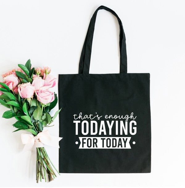 Enough Todaying Tote Bags & Luggage - Women's Bags RYSE Clothing Co. Black 15x16 